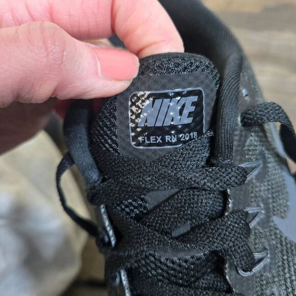 Nike Flex 2018 black gray running trainers sneakrs women's sz 7 bouncy tread - Picture 10 of 10